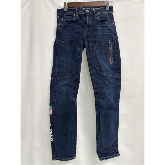 2018 Olympic Polo RALPH LAUREN TEAM USA PyeongChang Girls JEANS Size 00 - Picture 1 of 9